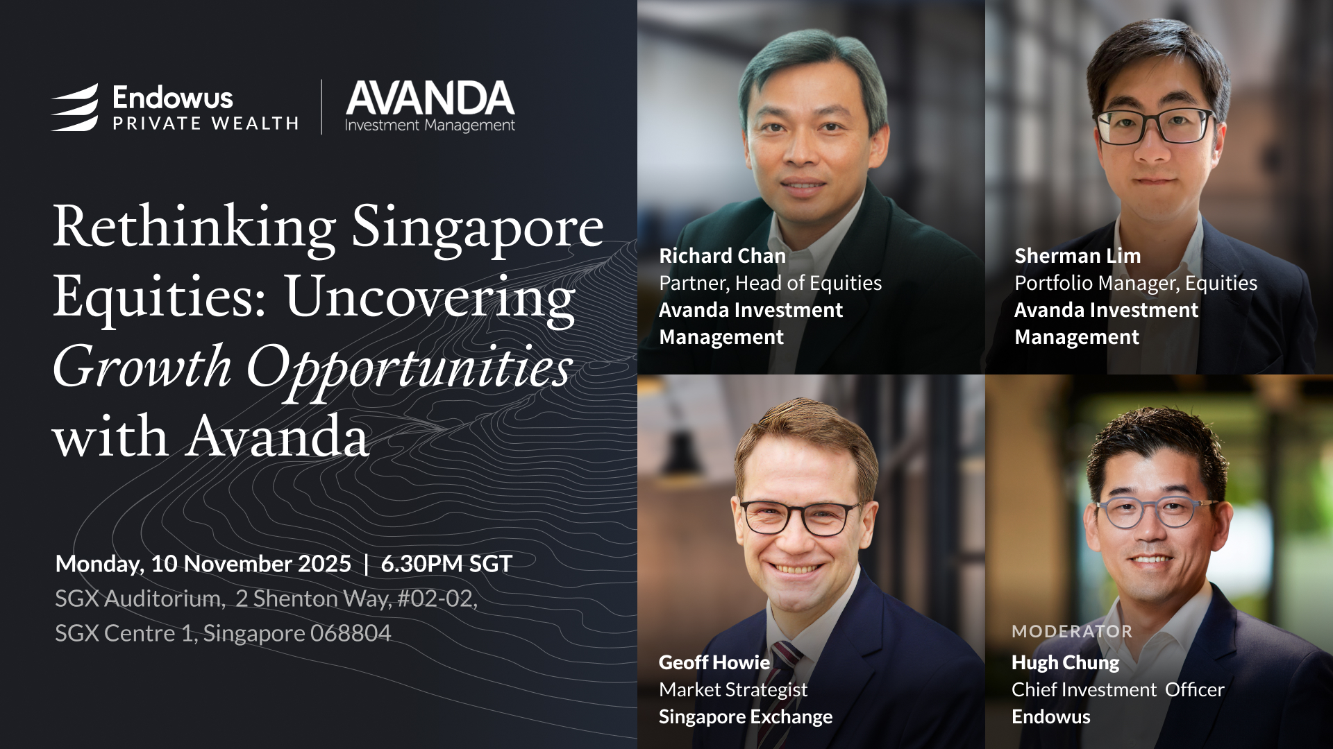 Endowus hosts an in-person event with Avanda